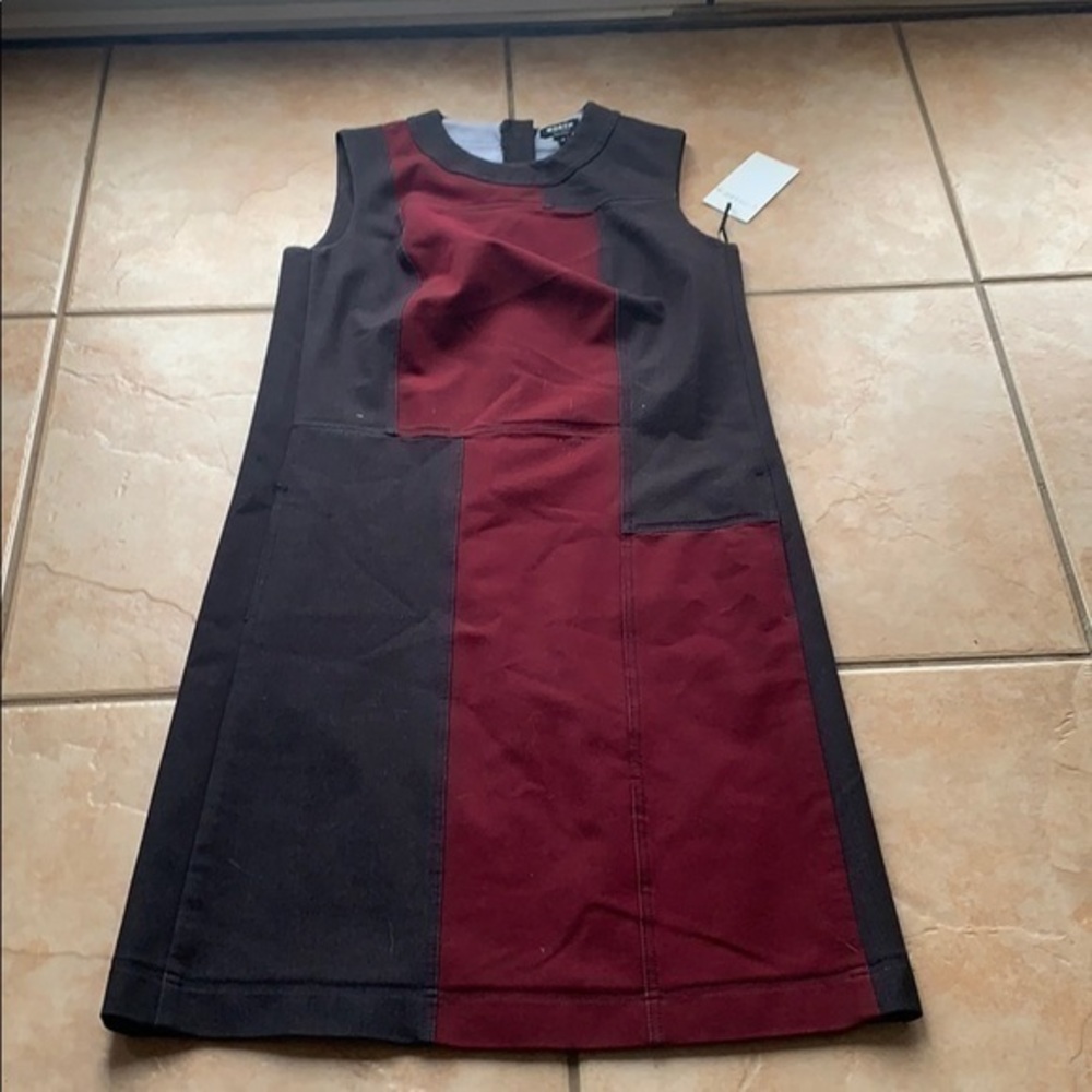 NWT Worth New York “Carnelian” Colorblock A-Line Mini Dress Size 4